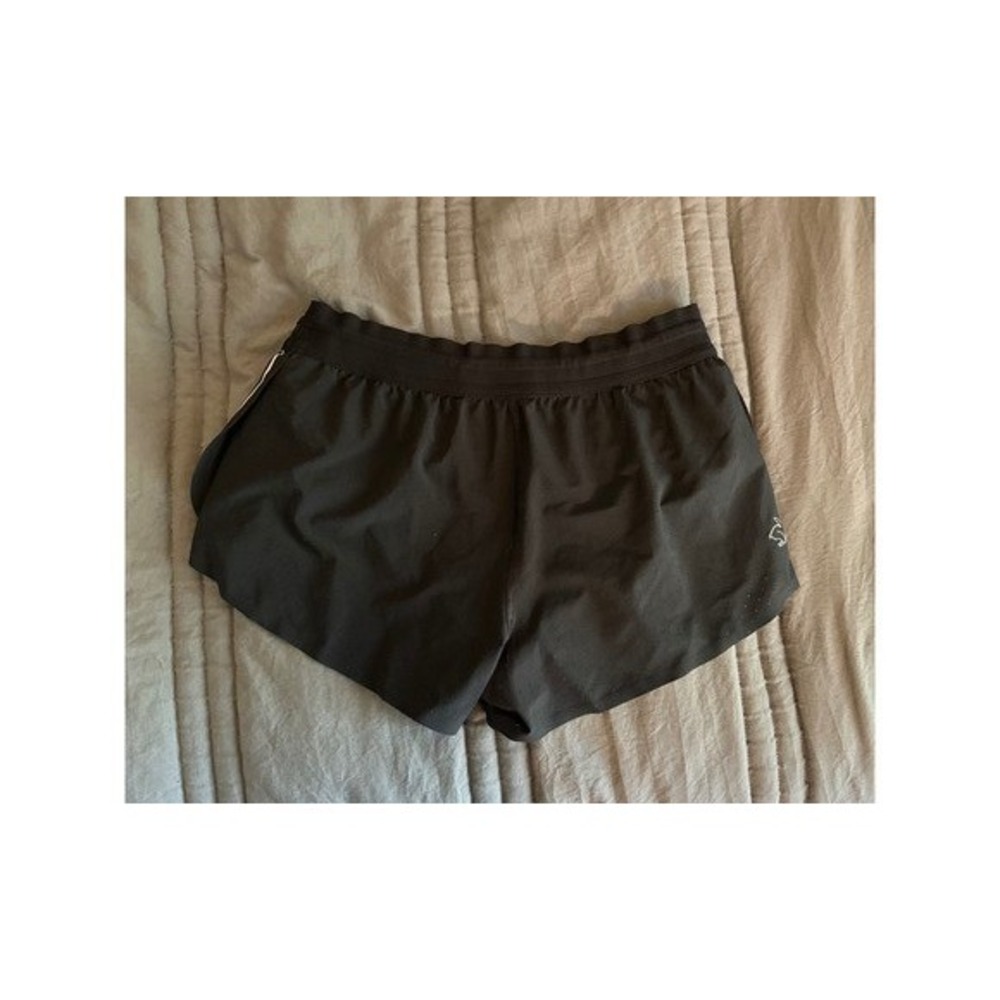 Rabbit Sunset Splitz 2.5" Running Shorts Women's size small Black EUC